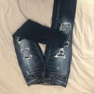 American eagle ripped jeans